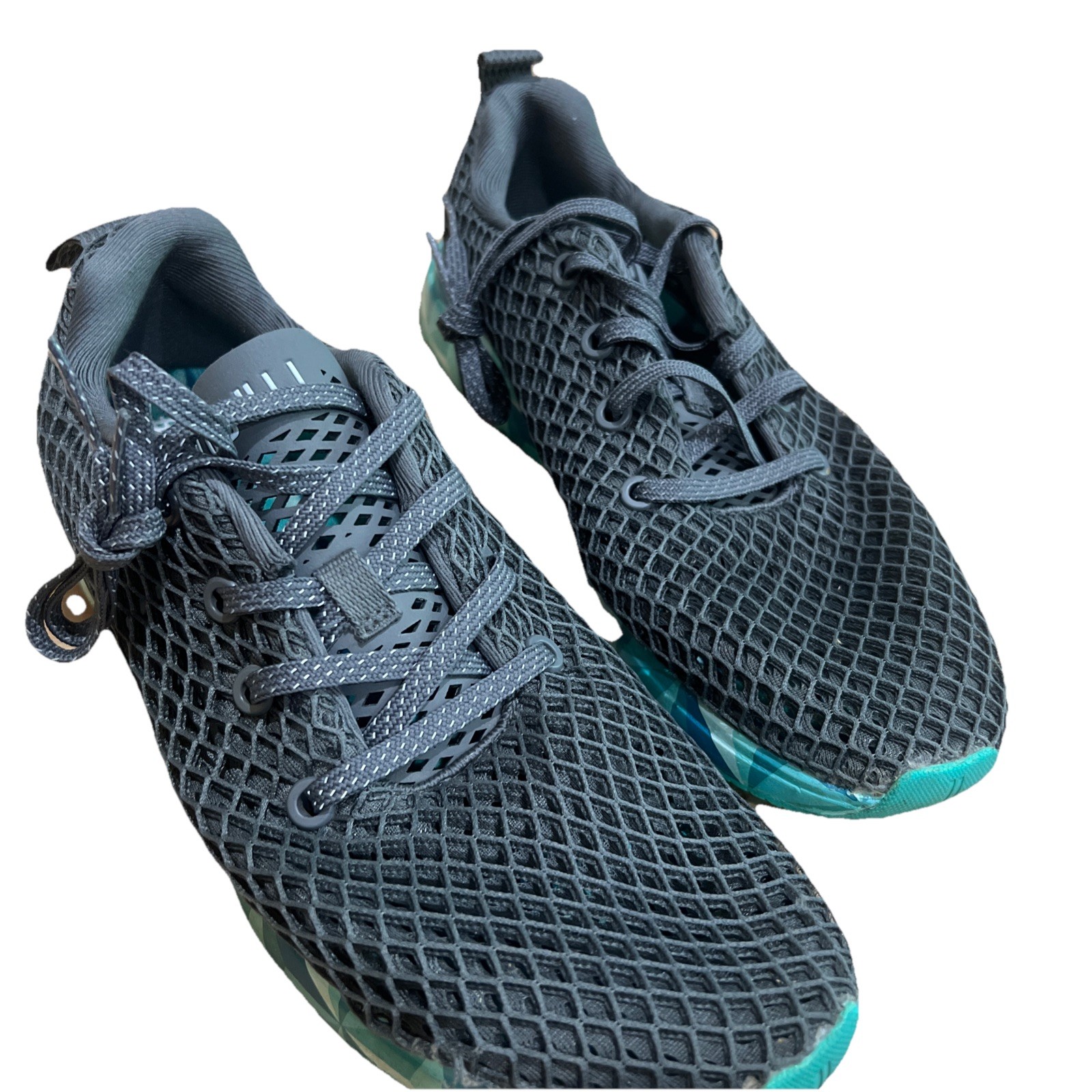 SAOLA Scarpe da ginnastica NOBULL M 7 5 W 9 grigio teal mesh suola geometrica crossfit