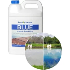 Enhance Your Pond with Royal Blue Dye - 1 Gallon, Professional Grade Formula