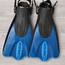 Cressi Palau SAF Snorkel Fins Short Adjustable Blue Size S/M Rondine Palau