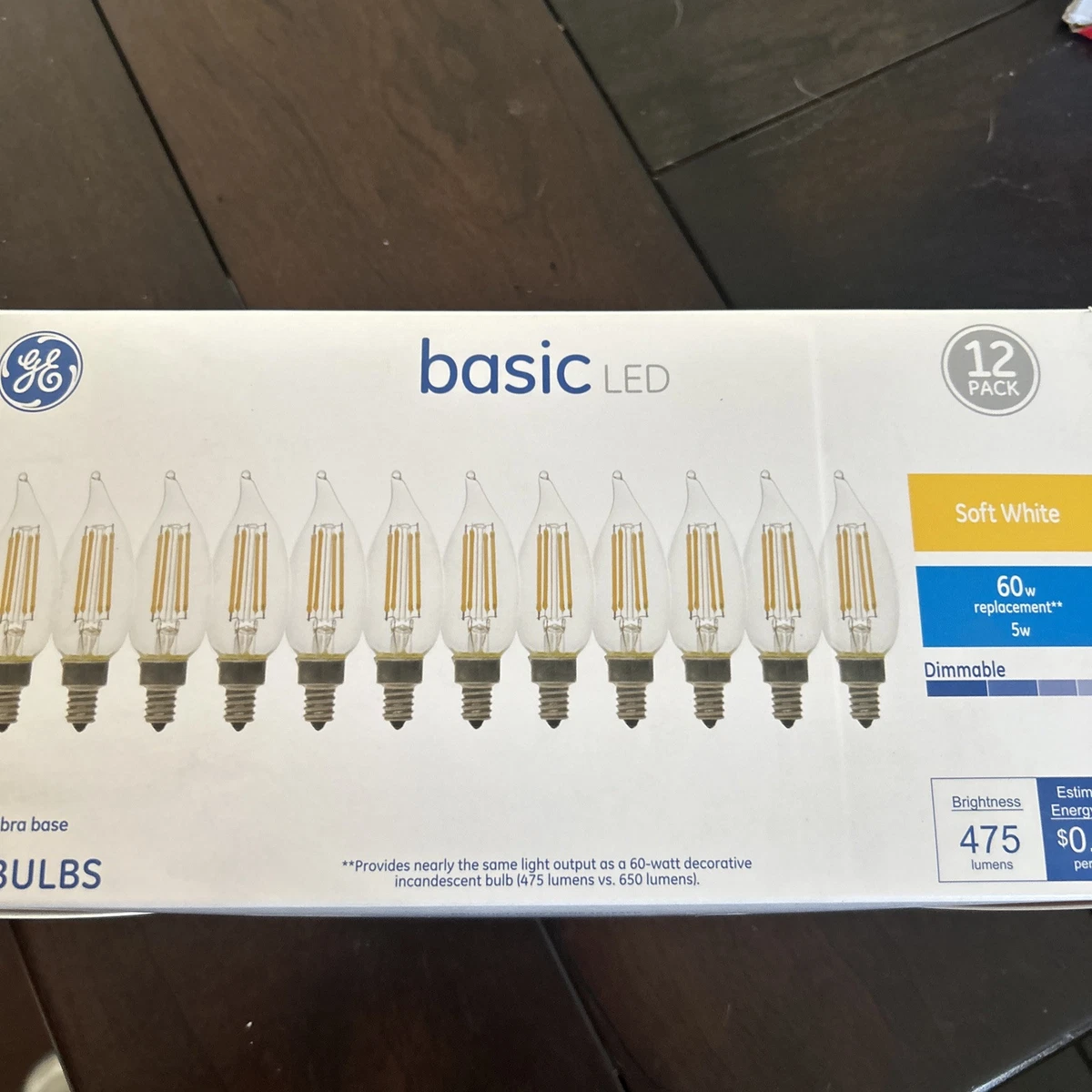 40 W Appliance Bulb GE LED A19 Light Bulbs - 5W (40W Equivalent), Non ...
