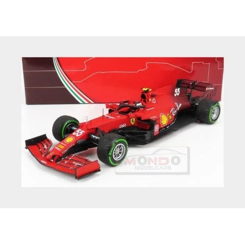 1:18 BBR Ferrari Sf21 Carlos Sainz Emilia Romagna F1 Gp 2021 BBR211855 Modellbau - Bild 2 von 2