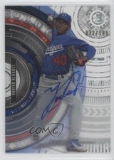 2017 Bowman High Tek Tidal Diffractor 32/199 Yadier Alvarez #BHT-YA Auto 0h1
