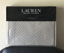Ralph Lauren KAIA EURO Pillow Sham 26" X 26" Grey NIP
