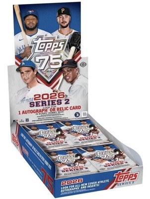 Topps 2026 Series 2 Baseball Trading Cards 75th Anniversary hobby box 