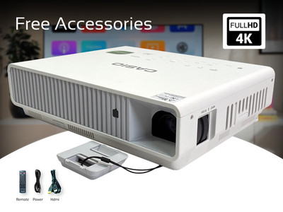 2500 Lumens Laser/LED Hybrid Multimedia DLP Projector 3D for PC Blu-ray disc 