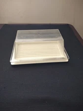 Vintage Tupperware 1634, 1635  Butter, Cheese, Meat, Large Keeper 