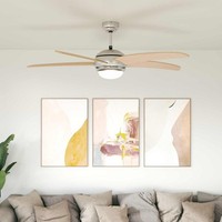 Deckenventilator Mit Licht Und Fernbedienung Ø 130 Cm Sonoma
