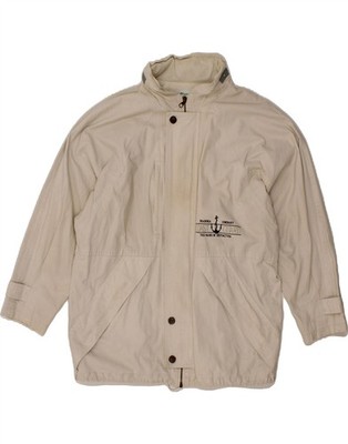 DIADORA Herren Windbreaker Jacke UK 40 Large Off White CA17