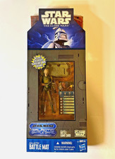 Hasbro Star Wars Clone Wars Mail-Away Exclusive SERGEANT BRIC and BATTLE MAT