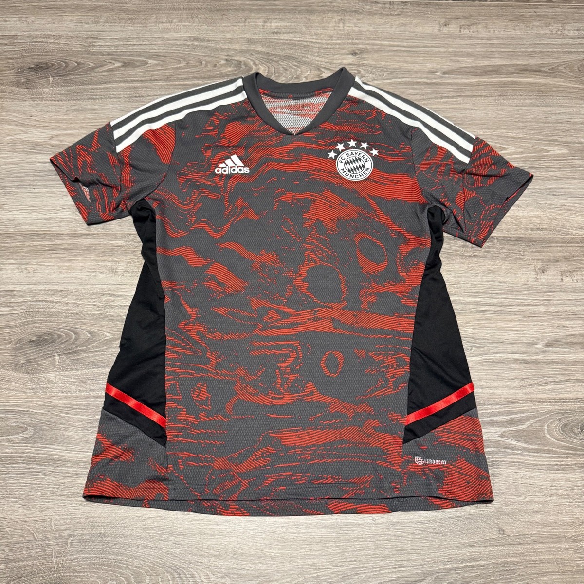 2022 Adidas FC Bayern Munich Practice Soccer Football Jersey Men's
