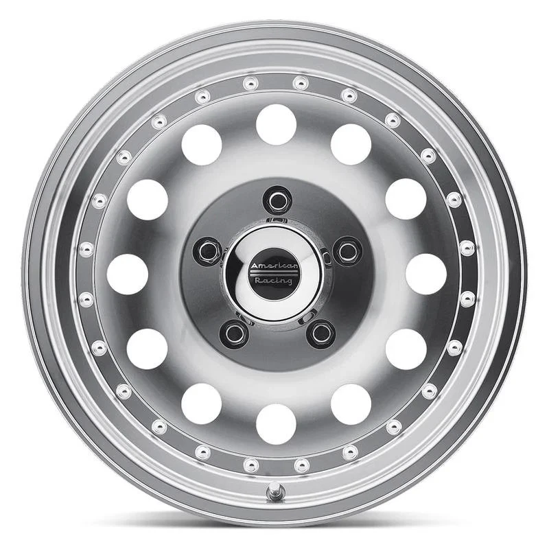 American Racing AR62 OUTLAW II 1PC Wheel 16x8 (0, 6x139.7) Silver Single Rim Foto 2 de 4