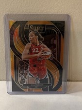 2025 WNBA Panini Select #131 A'ja Wilson Premier Orange /125 Las Vegas Aces MVP
