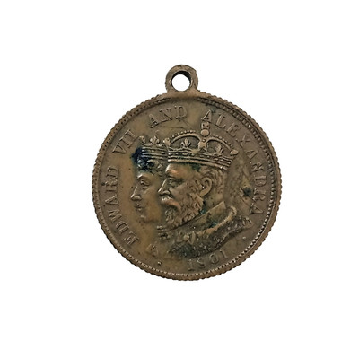 Antike Medaille Internationale Ausstellung Glasgow 1901