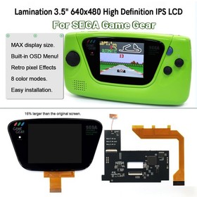 3.5" Laminated High Definition IPS LCD Kit W/Shell Case For For SEGA Game Gear