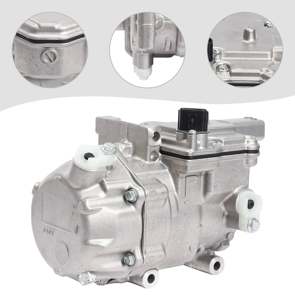 A/C Compressor for 2010-2011 Toyota Prius 1.8L AC Air Conditioning Compressor - Image 2 of 4