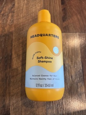 Headquarters Soft Shine Shampoo for Dry Scalp and Hair, 12 fl oz