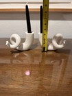 Jonathan Adler Horn Candle Holder White Porcelain — photo 8