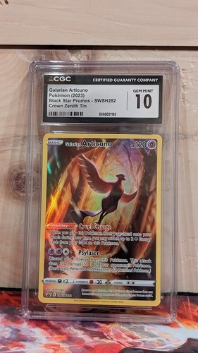 Galarian Articuno graded CGC 10 for sale on eBay