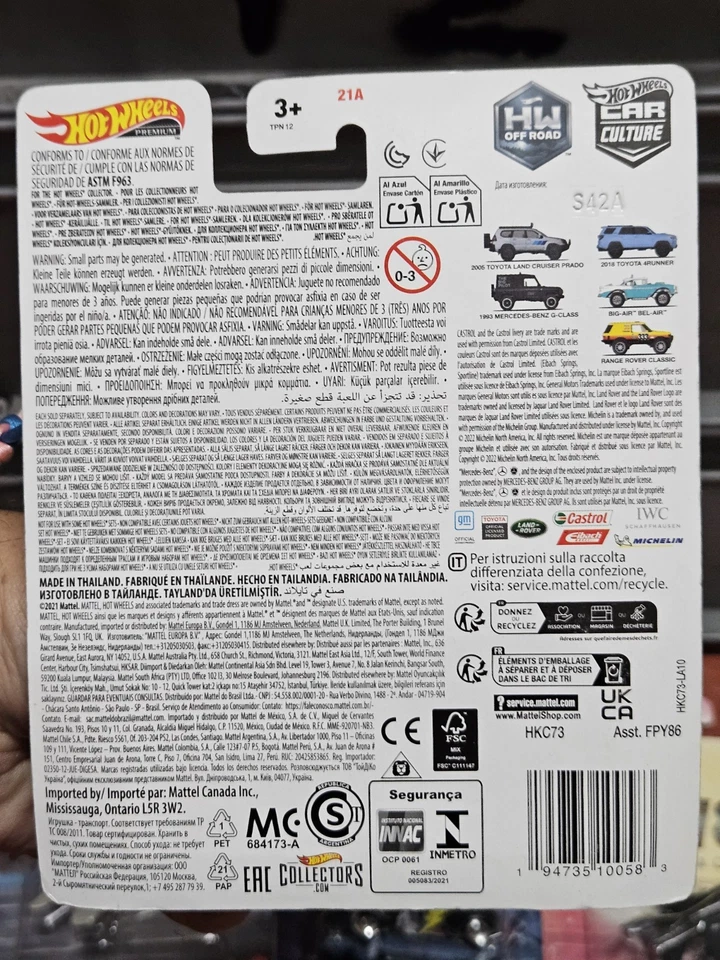 # 1/64 HOT WHEELS PREMIUM - 2018 TOYOTA 4RUNNER serie HW OFF ROAD # - Immagine 2 di 2