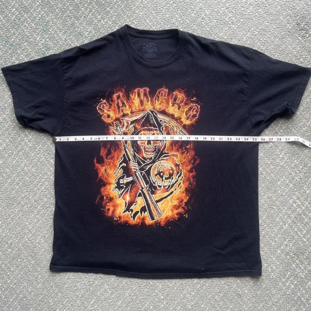 Sons of Anarchy SAMCRO Graphic T-Shirt Size 2XL View 5