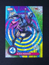 2026 Topps Finest Fantastic Four Marvel Black Panther Blue Kaleidoscope /150