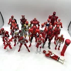 Power Rangers Red Ranger Action Figure Lot Vintage-Modern No Duplicates