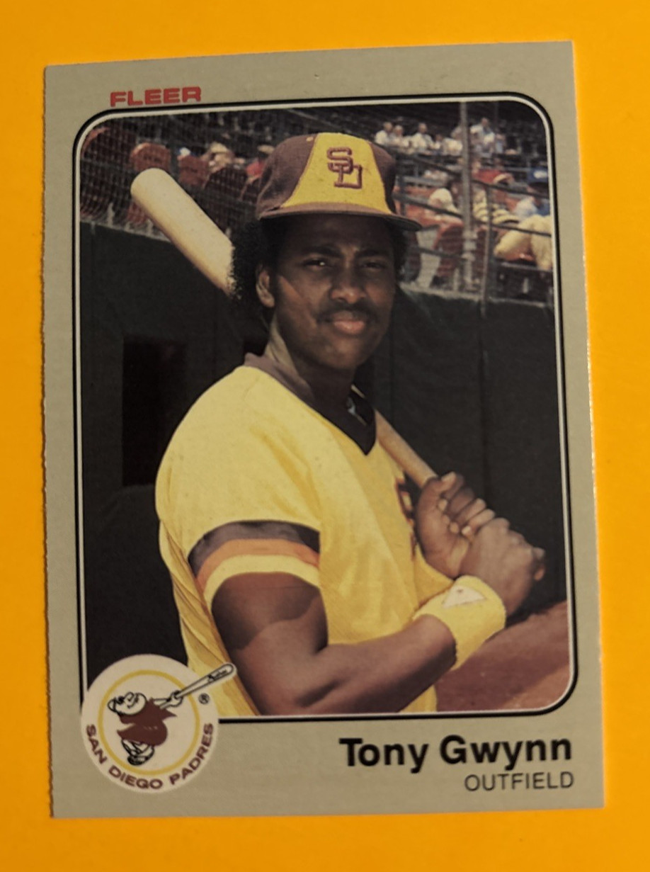 TONY GWYNN Rookie Card RC 1983 Fleer #360 NM or Better HOF San Diego Padres