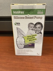 Haakaa Silicone Breast Pump, Gen 1 , 4oz 100ml BPA Free