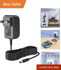 Rechargeable 21V Charger for Mini Chainsaw - Safe AC/DC Adapter with Protection