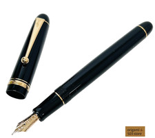 Pilot Custom 74 Black Fountain Pen 14K M Nib A908 Japan