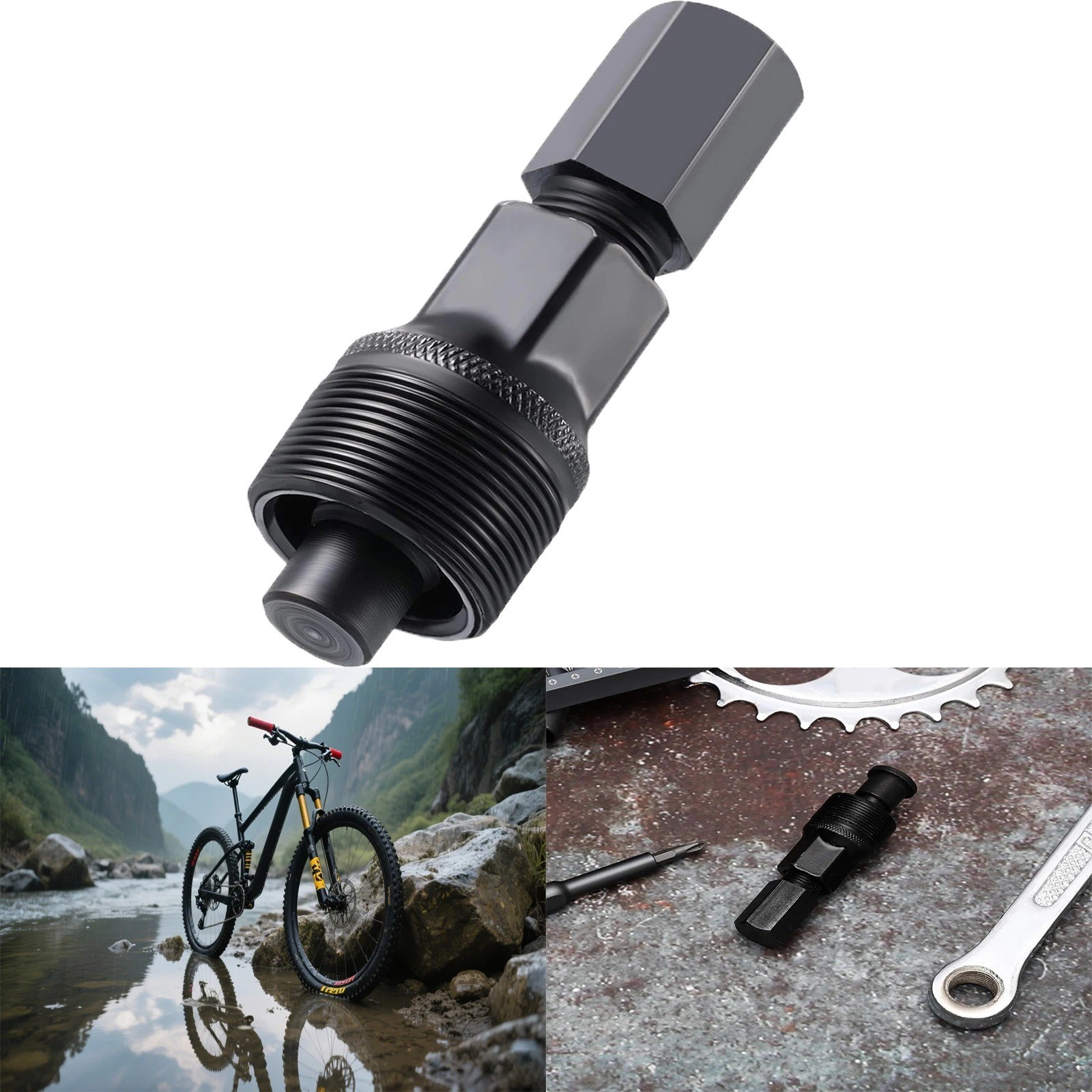 Bicycle Crankset Puller Crank Arm Puller Remover Square Tapered Pedal Repair Too