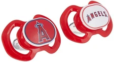 Baby Fanatic MLB 2 - Piece Gen. 3000 Pacifier, Los Angeles Angels
