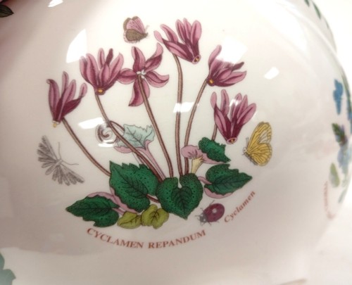 Portmeirion Botanic Garden Large Deep Bowl and 2 Plates Set Made in England - Picture 13 of 21