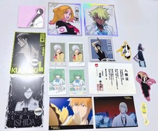 BLEACH WORLD EX Art Exhibition 17pc Merch Set Coasters Shikishi Stickers