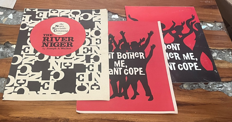 x3 BROADWAY BOOKS BLACK AMERICANA ! NEGRO ENSEMBLE +DON'T BOTHER ME I CAN'T COPE