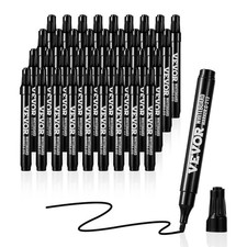 Black Dry Erase Markers Chisel Tip 36 Units Low Odor Easy Grip