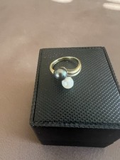 Ring Gold 585 mit Zwei Tahiti Perlen 14 Karat