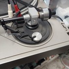 Vintage Fisher MT-6410 turntable parts:Tonerarm,lever,spring,plate,lever,button — photo 4