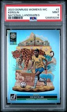 2023 PANINI DONRUSS FIFA WOMEN'S WORLD CUP NAT LANDMARKS #2 KEROLIN PSA 9