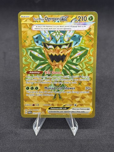 Teal Mask Ogerpon EX 221/167SV06: Twilight Masquerade Holo