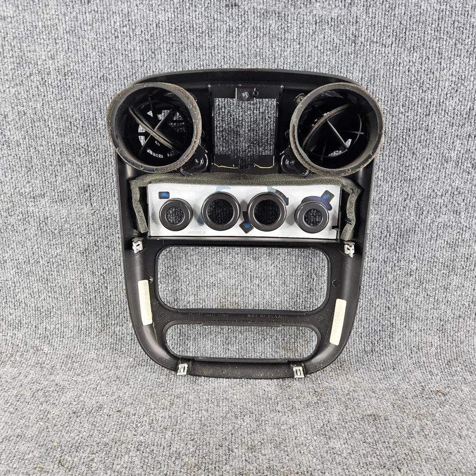 Chrysler PT Cruiser 2001-2005 radio central tablero control de clima bisel negro OEM Foto 4 de 4