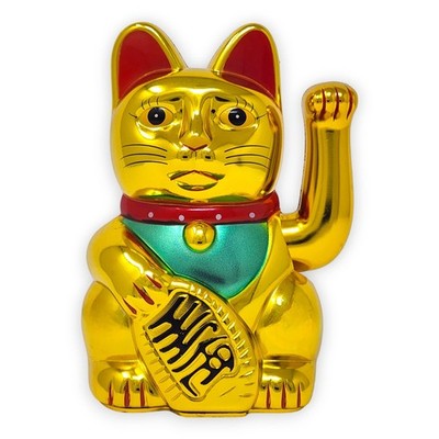   Winkende Glückskatze Winkekatze Lucky Cat ManekiNeko Winkende Japanische Ma...