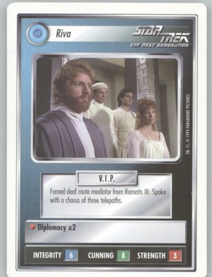 Riva | Star Trek CCG 1994 White Border | Near Mint