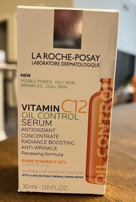 La Roche-Posay Vitamin C12 Serum Oil Control Pores Wrinkles 1.01oz Antioxidant
