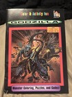 UNUSED Vintage 1998 Godzilla Coloring & Activity Fun Book, Random House — photo 1