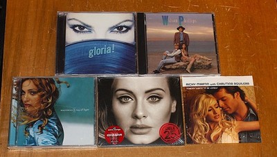 POP MUSIC CD LOT OF 5: SEE BELOW FOR TITLES: ALL NEW & SEALED