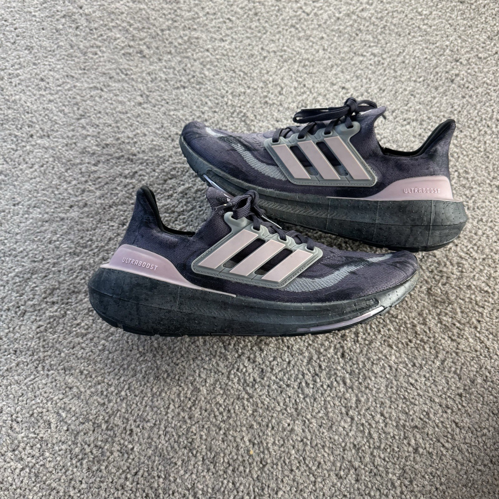adidas Ultra Boost Light Aurora Black Preloved Fig Grey Women’s Running Shoes