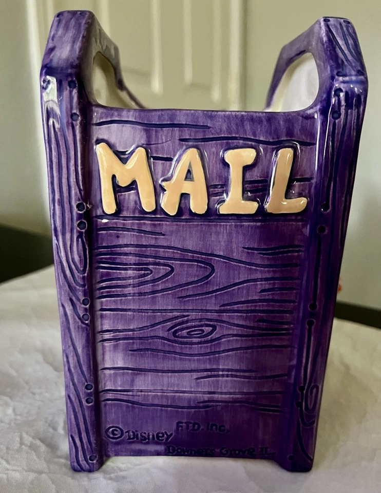 Jarrón/plantador de cerámica FTD Inc. de colección Disney Winnie Pooh Piglet Tigger Foto 4 de 4