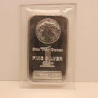 Highland Mint Silver Bar 1 oz Morgan Dollar Design .999 Silver Bullion