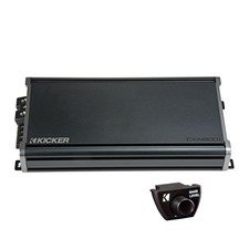 KICKER CXA1800.1 1800 Watt Mono Class D Car Amplifier Amp Bundled with Compat...